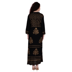 Black Printed Kurti (SKD)